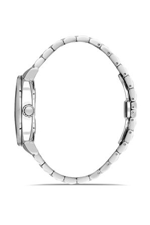 RMS Zeitmeister RMS.1.AG1629.01 Kristal Camlı Çelik Kordon Çelik Kasa 5 ATM Suya Dayanıklı Metalik Renk Erkek Kol Saati