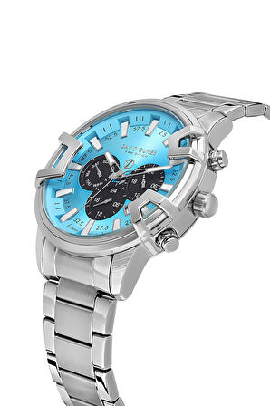 David Guner Gümüş Çelik Kordon Erkek Kol Saati LDG-8903GA-A15