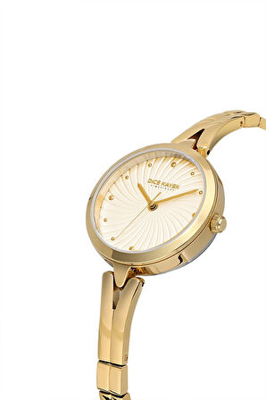 Dice Kayek DK.1.AG1414.06 Minimal Tasarım 5 Atm Suya Dayanıklı Altın Renk Kadın Kol Saati