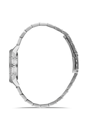 Dice Kayek DK.1.AG1400.01 Çelik Kasa Çelik Kordon 5 Atm Suya Dayanıklı Metalik Renk Kadın Kol Saati