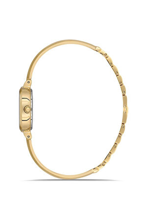 Rms Zeitmeister RMS.1.AG2106.25 Minimal Taşlı Tasarım Kristal Cam 3 Atm Suya Dayanıklı Altın Renk Kadın Kol Saati