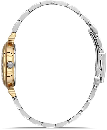 David Guner DG-9066LA-D10 Kadın Kol Saati Yeşil Kadran Çelik Kordon 29 mm