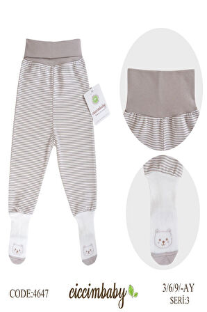  Çizgili Çoraptalon