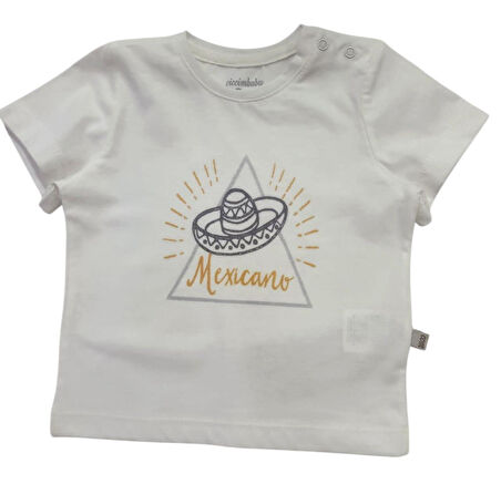 Ciccim Baby T-Shirt Mexicano Ekru