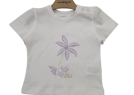 Ciccim Baby T-Shirt Fun Palm Ekru