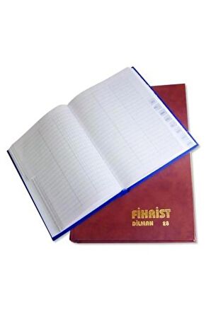 Ticari Fihrist 12'li 20*28 Cilt Bezli