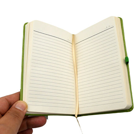 Gürmat Termo Deri Kapkalı Defter Çizgili 9X14 cm