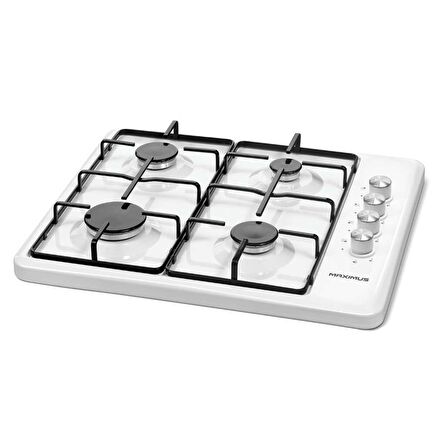 Minisan Maximus MX SE 6401 Slim Doğalgaz Uyumlu Beyaz Set Üstü Ocak