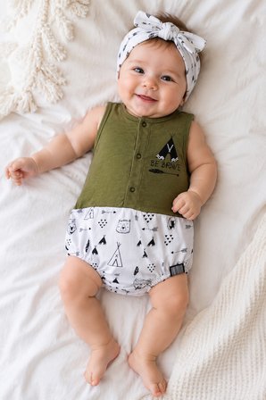 Raccoon Pamuklu Saç Bantlı Kız Bebek Jile Badi 86633