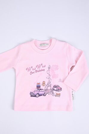 Babyhola Kız Erkek Bebek Çocuk Alt Üst Takım Mevsimlik Baharlık 11483