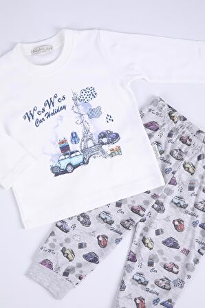 Babyhola Kız Erkek Bebek Çocuk Alt Üst Takım Mevsimlik Baharlık 11483