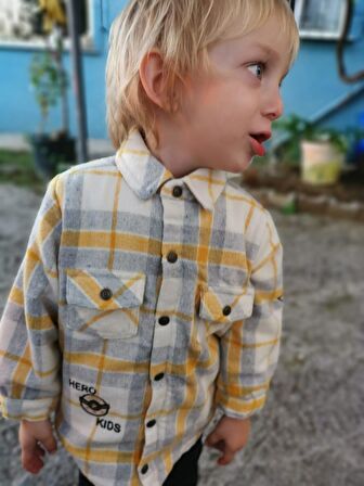 Babyhola Yün Polar Ceket Pantolon Erkek Takım 2'li 12592
