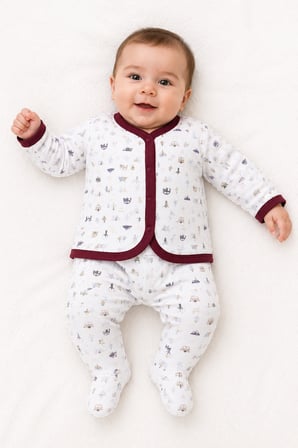 Unisex Yenidoğan Bebek Zıbın Takımı 12766