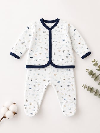 Unisex Yenidoğan Bebek Zıbın Takımı 12766