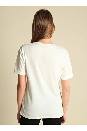 Kadın Ekru  T-Shirt
