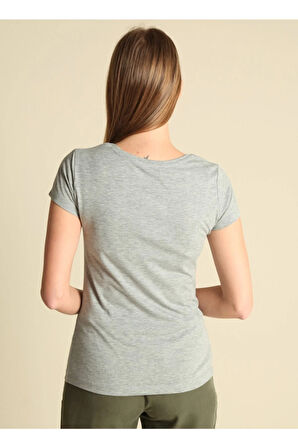 Kadın Gri T-Shirt