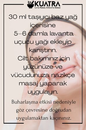 Kuatra Lavanta Uçucu Yağı (Lavandula Angustifolia) 10ml