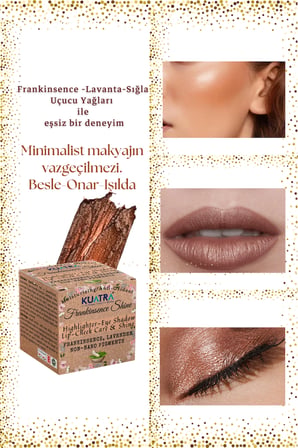 Frankinsence Shine Nemlendirici, Antioksidan, Işıltı Veren Allık-ruj- Göz Farı 'doğal İçerik'