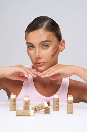 KUATRA Radiant Eyes Göz Çevresi Doğal Mineral Antiaging, Antioksidan Gündüz Bakım Stick SPF 30+ / PA++++ Renkli