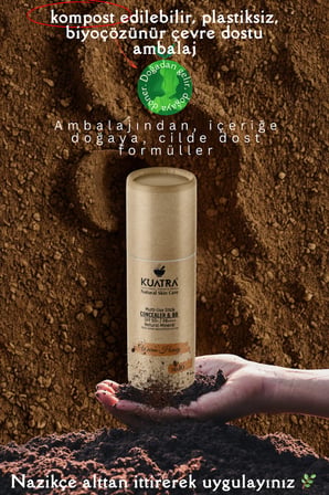 Kuatra Warm Honey Natural-Mineral Stick Concealer & BB | SPF 50+ PA++++ | Çok Amaçlı Nemlendirici, Leke Karşıtı, Vitamin C, Renkli Bakım