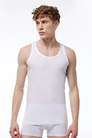 Erkek 4 lü Paket Siyah Modal Yaz Serinliği Atlet 4M082