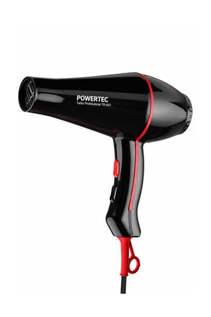 Powertec TR-601 (2500 W) Turbo Professional Series Fön Makinesi & Saç Kurutma 2.7m Uzun Kablolu Yeni Versiyon