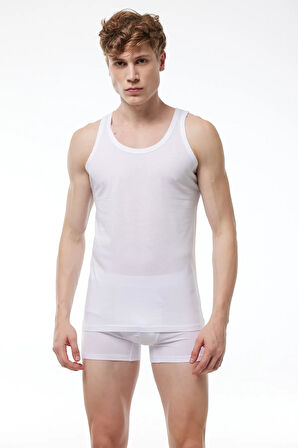 Erkek 4 lü Paket Siyah Modal Yaz Serinliği Atlet 4M082