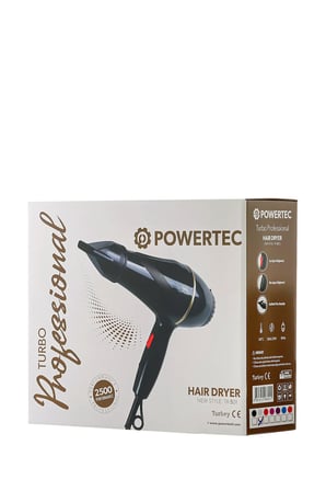 Powertec Tr-501 Profesyonel Renkli Fön Makinesi Kırmızı