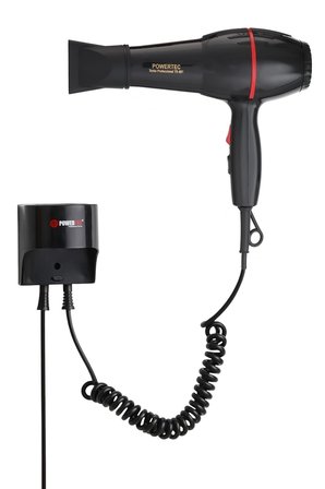 Powertec TR-301 Askı Aparatlı | Otel Tipi | Profesyonel Saç Kurutma & Fön Makinesi