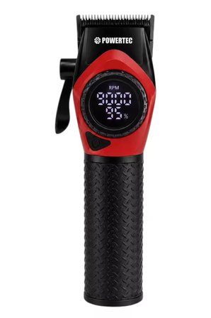 TR-5100 Profesyonel Saç Tıraş Makinesi | 9000 RPM Dijital Ekran | Şarjlı Berber Tipi Clipper