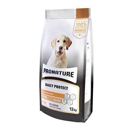 Pronature Derma Shine Somonlu ve Pirinçli Yetişkin Köpek Maması 12kg