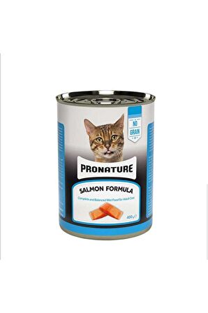 Pronature Somonlu Tahılsız 400 gr Ezme Yetişkin Kedi Konservesi