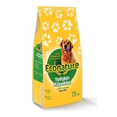 Econature Kuzulu Yetişkin Köpek Maması 15 Kg