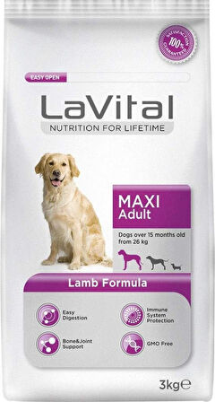 Lavıtal Dog Maxı Adult Lamb Köpek Maması 3 Kg