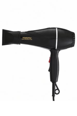 Powertec TR-501 Profesyonel Renkli Fön Makinesi Siyah