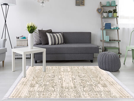 Dekoreko İnci Halı Dijital Saçaklı 1825 Desen 1