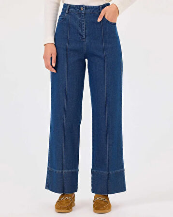 Scl Kadın Düğmeli Cep Detaylı Jean Pantolon 10002422211002