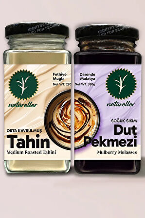 Fethiye Tahini 280gr Malatya Dut Pekmezi 380 gr