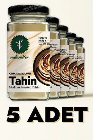 Tahin Orta Kavrulmuş Fethiye - Yerli Susam 280 gr (5 Adet)