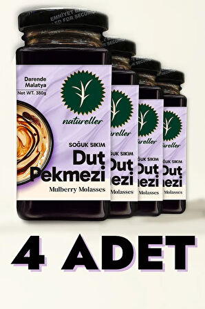 Dut Pekmezi Soğuk Sıkım Malatya - 380 gr (4 Adet)