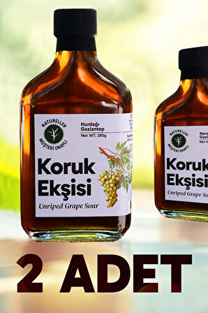 Koruk Ekşisi Tatlı Ekşi %100 Saf (Gaziantep) 280 gr - 2 Adet