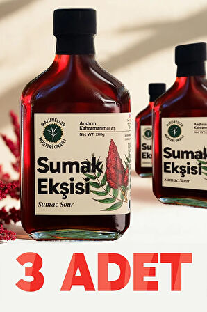 Sumak Ekşisi Tatlı Ekşi %100 Saf (Kahramanmaraş) 280 gr - 3 Adet