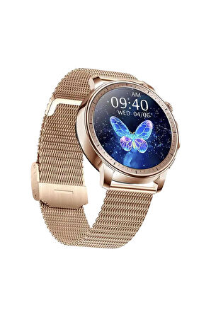 Papillon Crown Amoled Sesli Görüşme Tansiyon Kadın Akıllı Saat