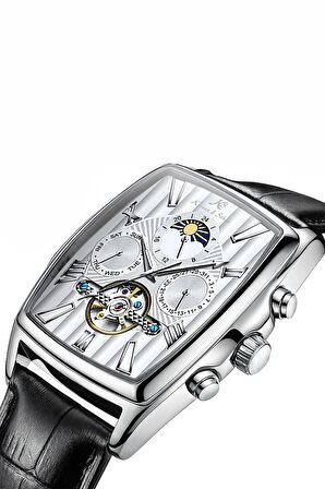 Kronen&Söhne Cube Tourbillon Mekanik Otomatik Erkek Kol Saati