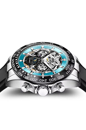 Kronen&Söhne Skymarine Skeleton Mekanik Otomatik Erkek Kol Saati