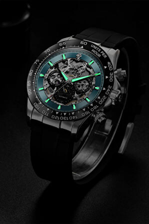 Kronen&Söhne Skymarine Skeleton Mekanik Otomatik Erkek Kol Saati