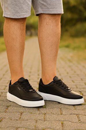 Erkek Bağcıklı Sneaker Günlük Rahat Dört Mevsim Spor Ayakkabı