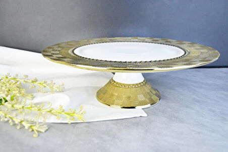 Paçi Servis Ayaklı Stella Dama Gold 31,5 Cm SER-800419