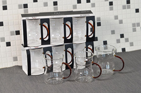 Paçi Cam Kupa Keyif 6 Lı CAM-401303