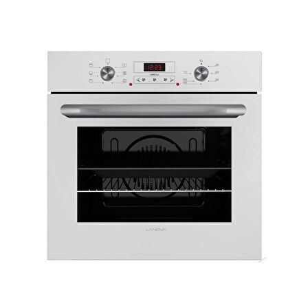 Lanova İnci 3206W01 - G16400-202 - 3220W6 Beyaz Cam Ankastre Set
